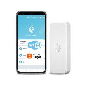 Tuya WiFi أو Zigbee PIR محس حركة المنزل الذكي جسم الإنسان كاشف الأشعة تحت الحمراء